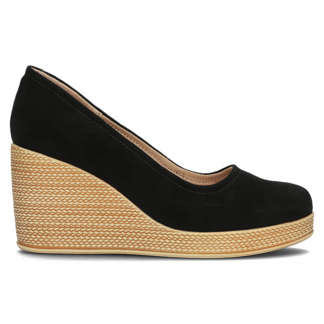 Leather shoes Filippo DP3521/22 BK SU black