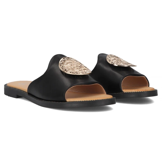 Klapki Filippo DK6925/25 BK czarne