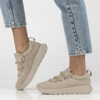 Leather sneakers Filippo DP6706/25 BE beige