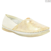 Ballerinas MACIEJKA 01930-37/00-0 beige golden dots 8022769