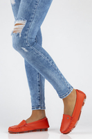 Leather loafers Filippo DP2037/22 RD LI red