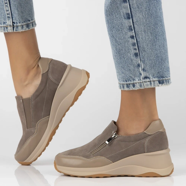 Leather shoes Filippo DP6473/24 BE beige