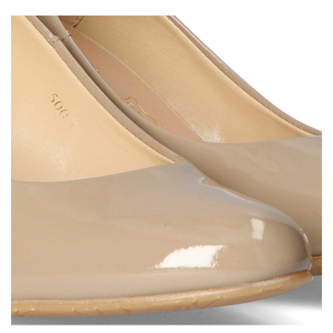 Leather pumps SALA 5003 259 dark beige