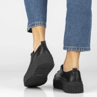 Leather sneakers Filippo DP8337/26 D BK black