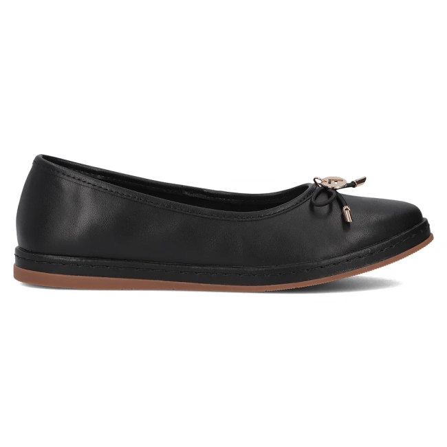 Leather ballerinas Filippo DP6856/25 BK black