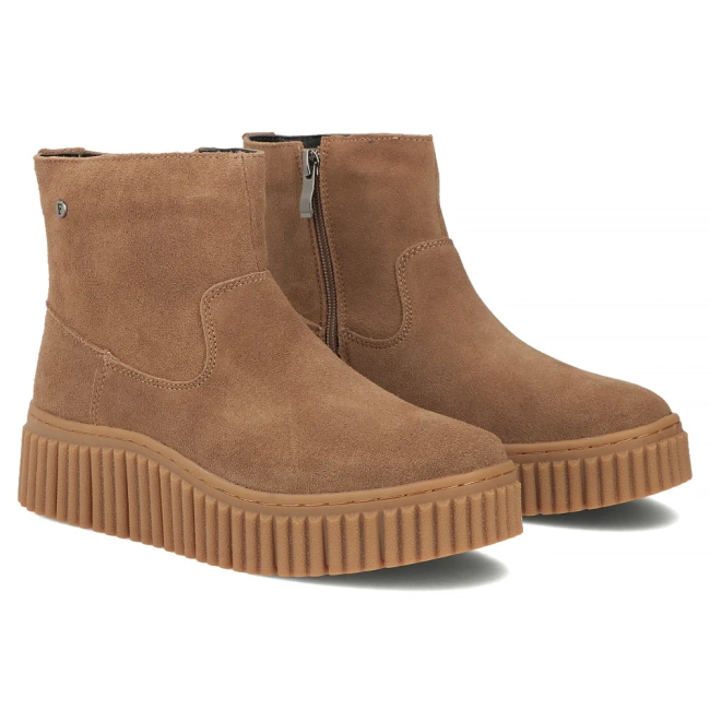 Leather ankle boots Filippo DBT8336/26 CA brown