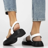 Leather sandals Filippo DS6811/25 WH white