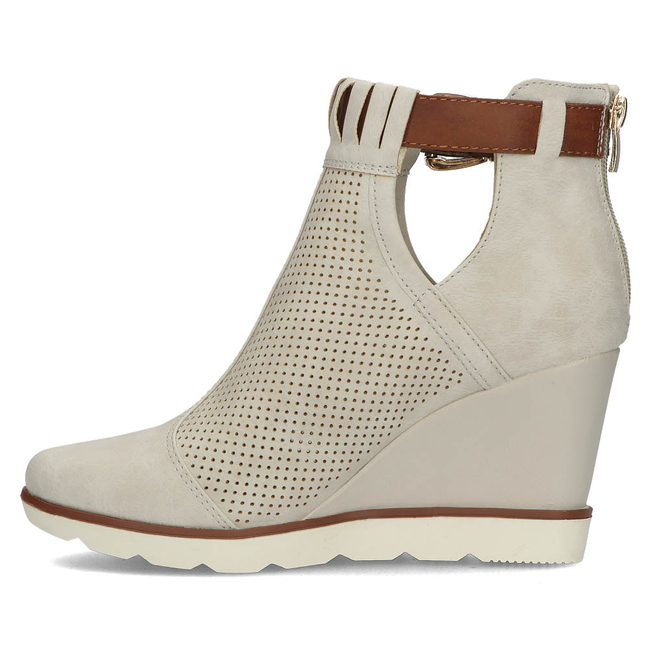 Wedge ankle boots Filippo DBT207/22 BE beige