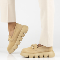 Leather shoes Filippo DP4536/23 BE beige