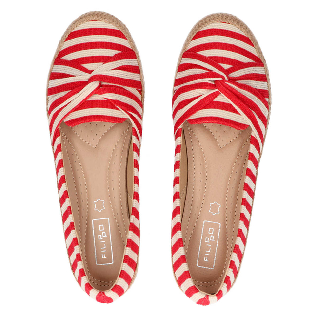 Półbuty Filippo DP1368/20 RD czerwone