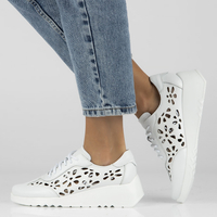 Leather sneakers Filippo DP4690/23 WH white