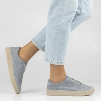 Leather sneakers Filippo DP7524/26 GR grey
