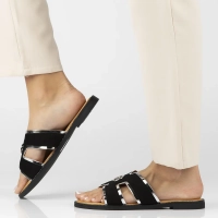 Klapki Filippo DK6921/25 BK czarne