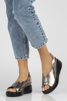 Leather sandals Filippo DS4457/23 GN gunmetal