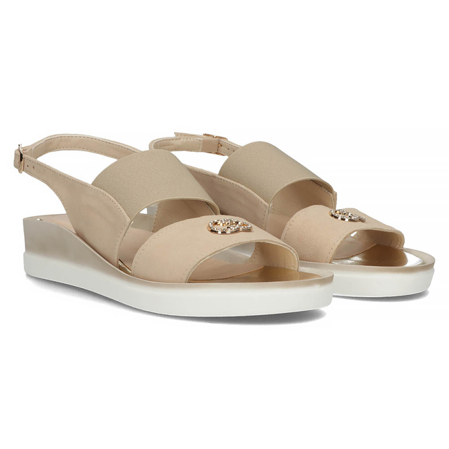 Leather sandals Filippo 179 beige