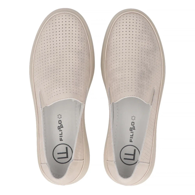 Leather shoes Filippo DP6752/25 GO gold