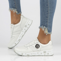 Leather Sneakers Filippo DP3542/22 WH white