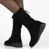 Leather boots Filippo DBT7210/25 BK black