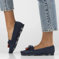 Leather loafers Filippo DP6136/25 NV navy