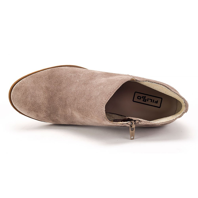 Botki Filippo 1201 Taupe Welur