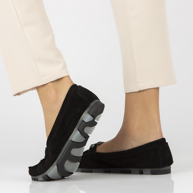 Leather shoes Filippo DP1202/23 BK Black