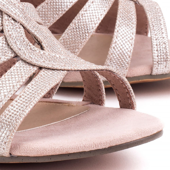 Sandals Marco Tozzi 2-28321-20 952 Rose Metallic