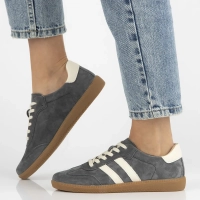 Leather sneakers Filippo DP6741/25 GR grey