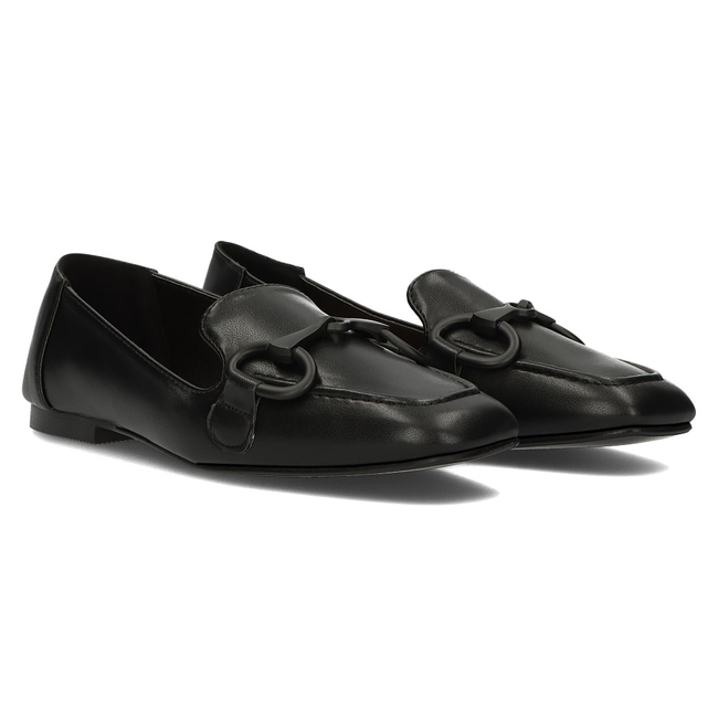 Mokasyny Filippo QQ359 czarne