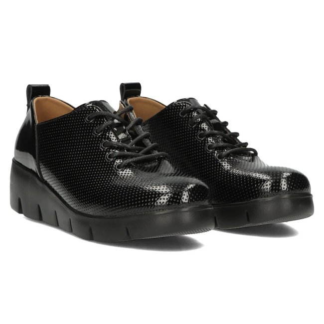 Leather shoes Filippo DP4797/23 BK black