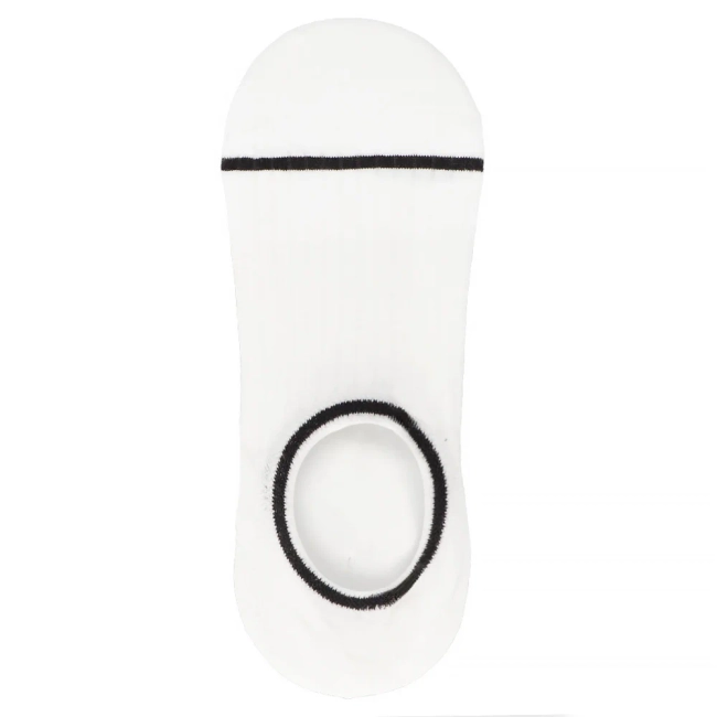 Women's Socks HX-B043 white stripes