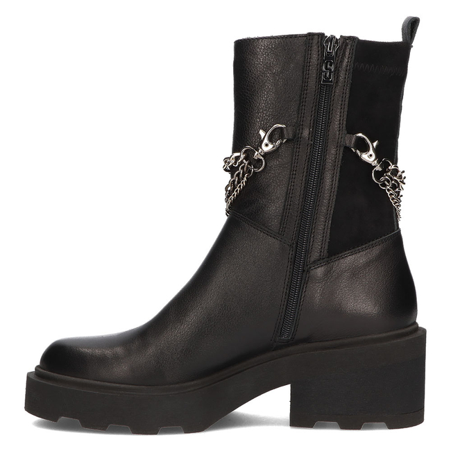Leather ankle boots Simen 4455A Black