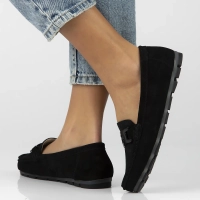 Leather loafers Filippo DP3630/25 BK black