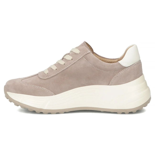 Skórzane sneakersy Filippo DP7496/26 BE beżowe