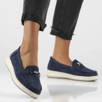 Leather loafers Filippo DP6135/25 NV navy