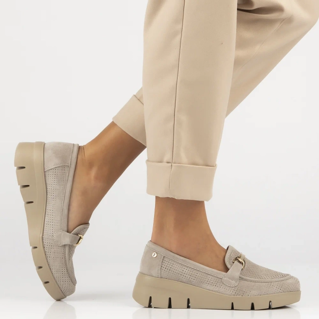 Leather shoes Filippo DP7002/25 BE beige