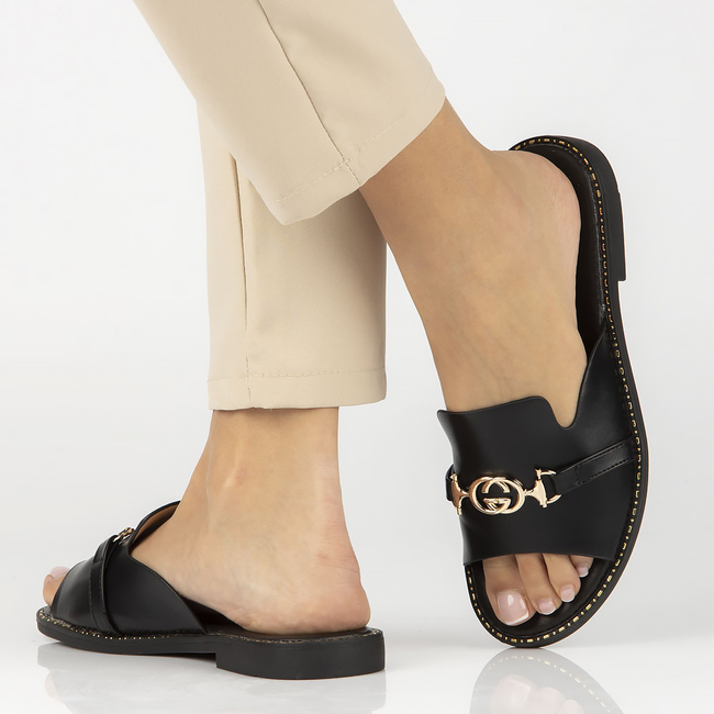 Slippers Filippo DK4491/23 BK black