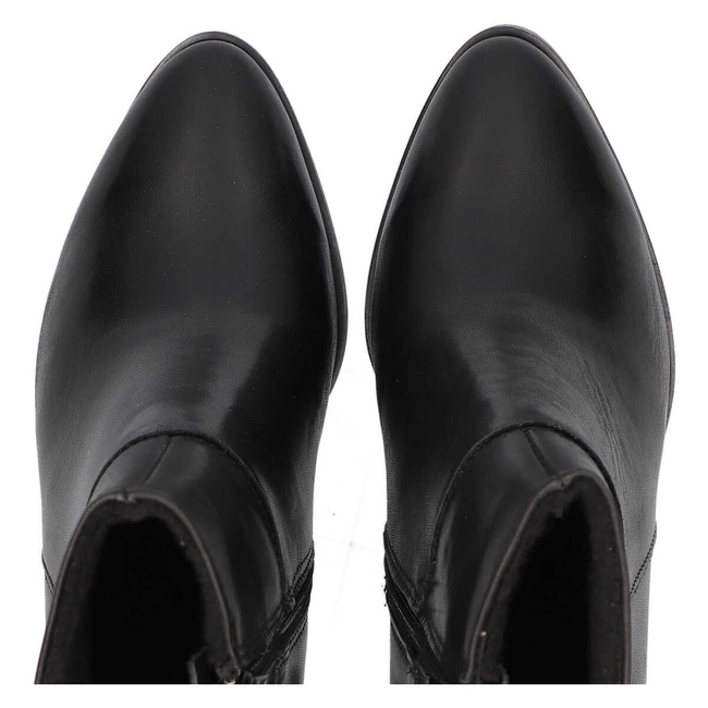 Leather ankle boots Filippo 1605 black face