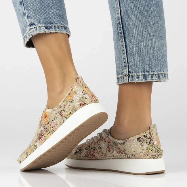 Leather shoes Filippo DP6102/24 BE FL beige