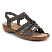 Sandały Rieker 60841-45 Grey