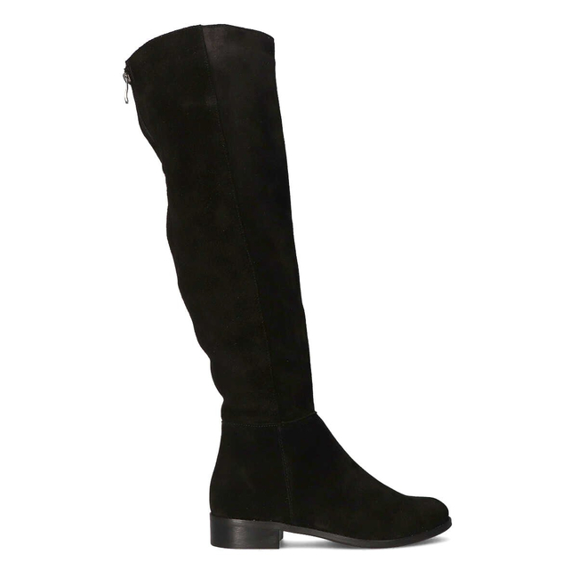 Leather boots Filippo 4062-001-02-5 black velor