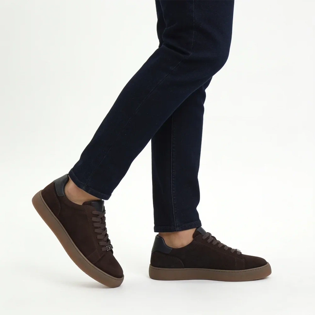 Leather Sneakers Filippo MP8272/26 D BR dark brown