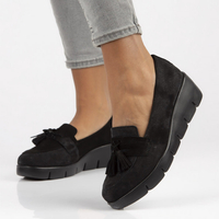 Leather shoes Filippo DP3162/22 BK SU black