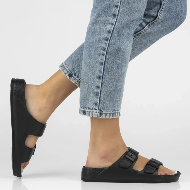 Slippers News 24SD97-7738 black