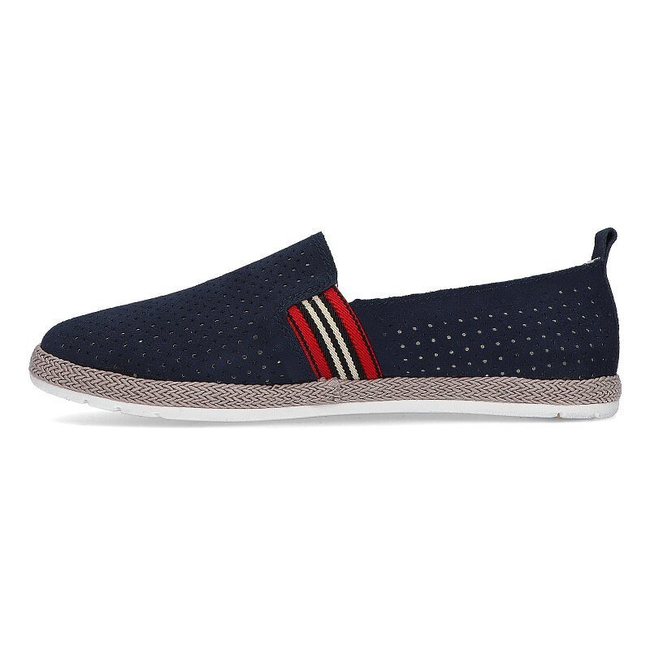 Leather shoes Filippo DP2309/22 NV navy blue