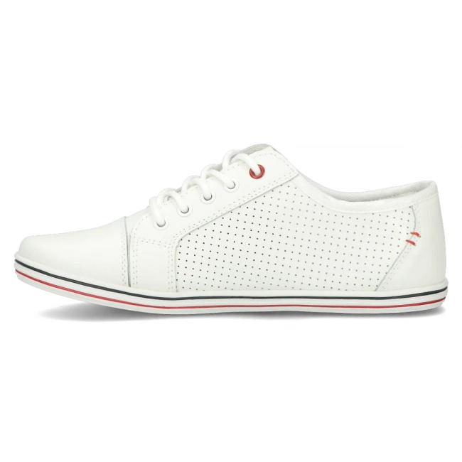 Leather shoes Filippo DP009/24 WH white