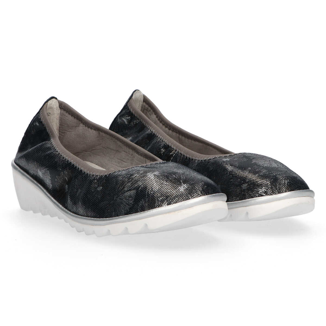 Leather shoes Filippo DP046/18 NV FL navy blue