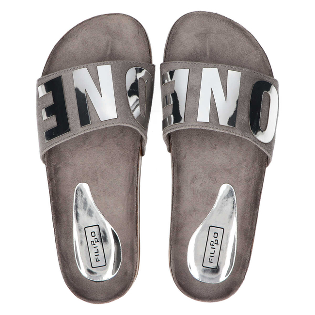 Slippers Filippo DK1374/20 GR gray