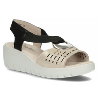 Leather sandals Filippo DS3501/22 GO BK gold