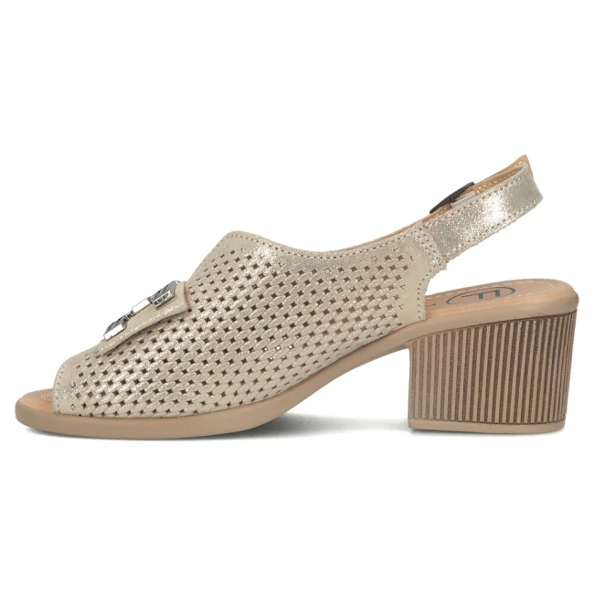 Leather sandals Filippo DS6033/25 GO gold