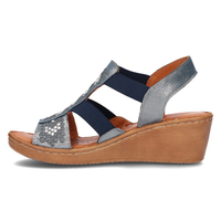 Leather sandals Artiker 46C2391 blue